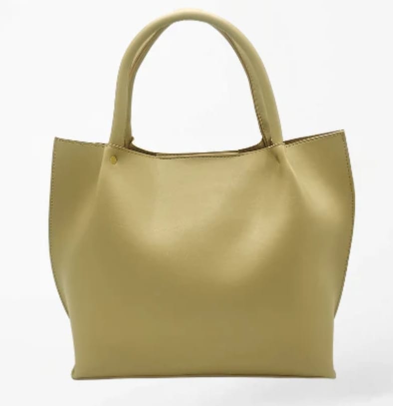 classic everyday tote bag Olive Green 1st Look 3