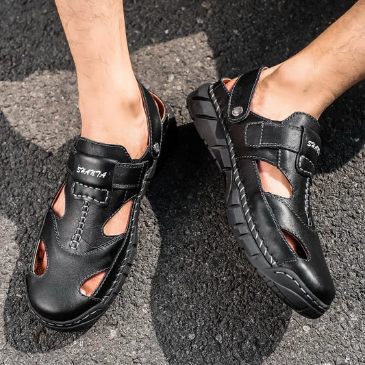 Men Summer Shoes Summer New Outdoor Beach Sandals Comfortable Non Slip Height Increase Sport Sandals Large Size Men Sandals