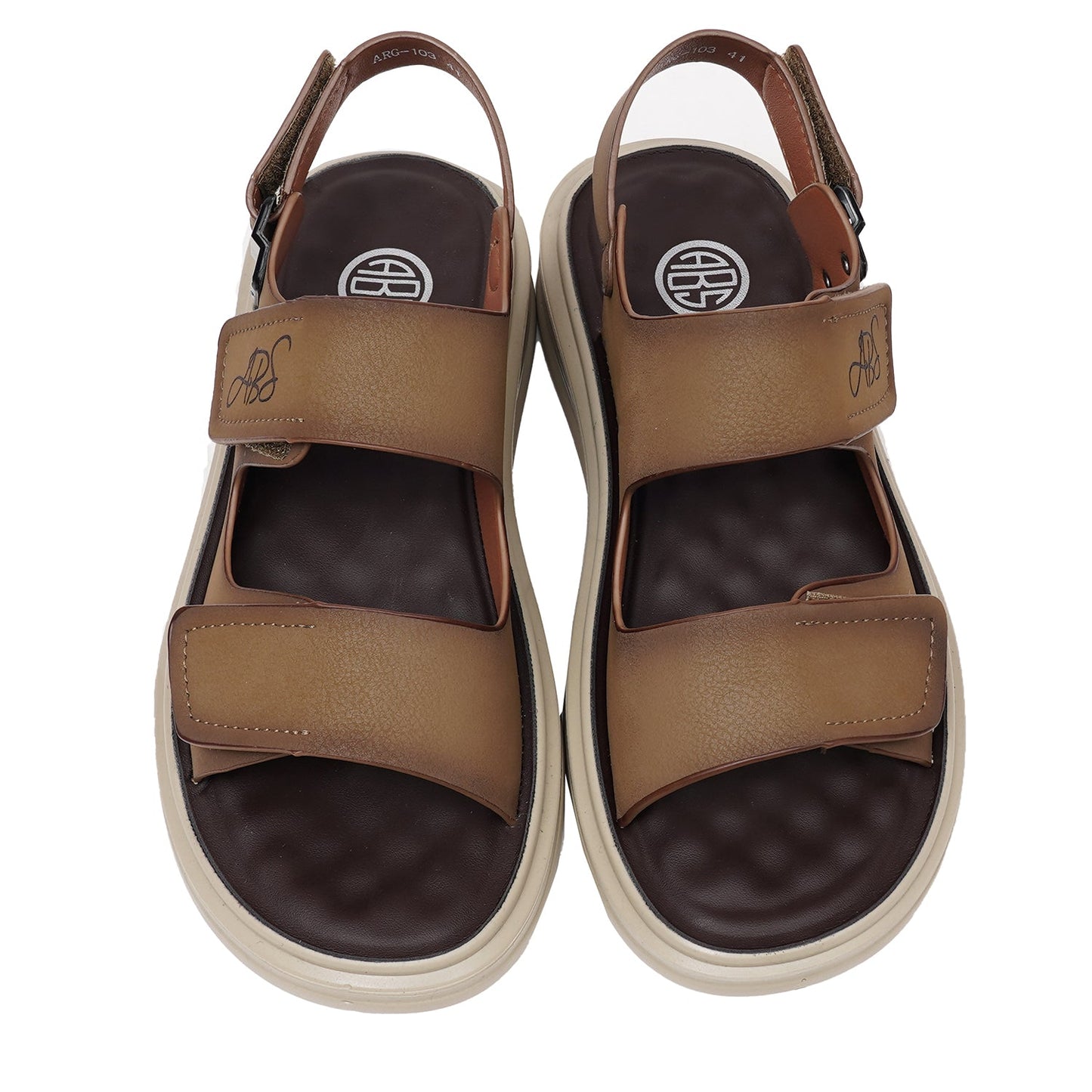 "Comfortable Mens Sandals ARG-103 OLIVE