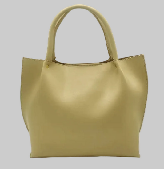 classic everyday tote bag Olive Green 1st Look 3