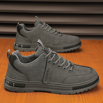 Men's Sports Shoes Casual Sneakers Outdoor Platform Fashion Luxury Lace-up Loafers Breathable Hiking Flat Shoes