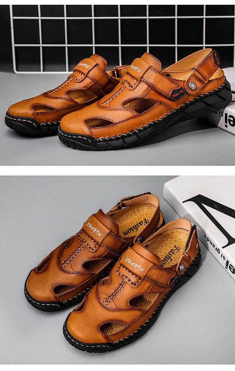 Men Summer Shoes Summer New Outdoor Beach Sandals Comfortable Non Slip Height Increase Sport Sandals Large Size Men Sandals