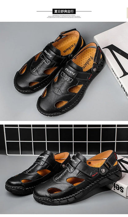Men Summer Shoes Summer New Outdoor Beach Sandals Comfortable Non Slip Height Increase Sport Sandals Large Size Men Sandals