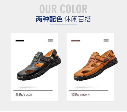 Men Summer Shoes Summer New Outdoor Beach Sandals Comfortable Non Slip Height Increase Sport Sandals Large Size Men Sandals