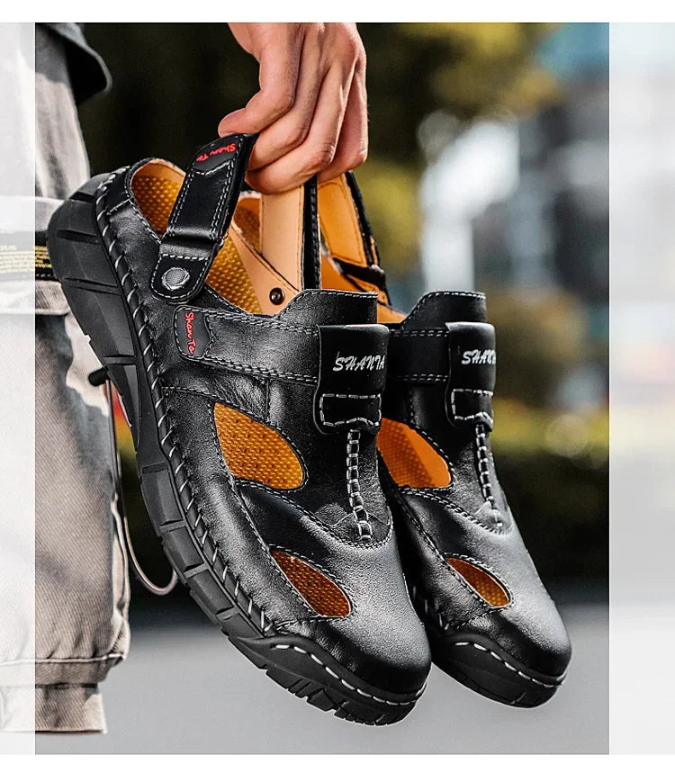 Men Summer Shoes Summer New Outdoor Beach Sandals Comfortable Non Slip Height Increase Sport Sandals Large Size Men Sandals