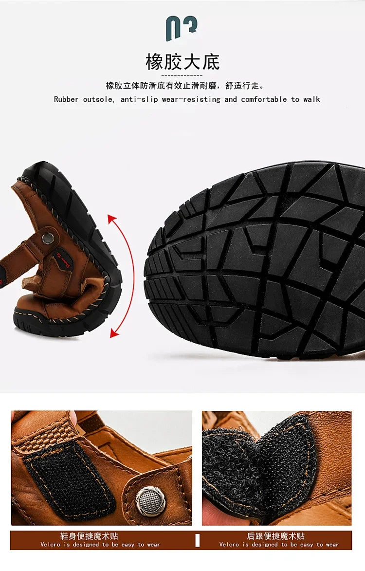 Men Summer Shoes Summer New Outdoor Beach Sandals Comfortable Non Slip Height Increase Sport Sandals Large Size Men Sandals