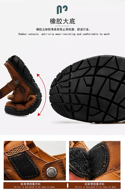 Men Summer Shoes Summer New Outdoor Beach Sandals Comfortable Non Slip Height Increase Sport Sandals Large Size Men Sandals