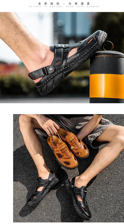 Men Summer Shoes Summer New Outdoor Beach Sandals Comfortable Non Slip Height Increase Sport Sandals Large Size Men Sandals