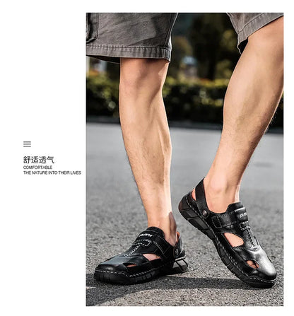 Men Summer Shoes Summer New Outdoor Beach Sandals Comfortable Non Slip Height Increase Sport Sandals Large Size Men Sandals