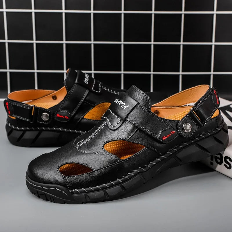 Men Summer Shoes Summer New Outdoor Beach Sandals Comfortable Non Slip Height Increase Sport Sandals Large Size Men Sandals