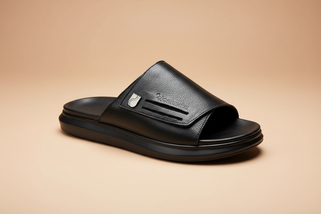 Premium Leather Slipper US-6357