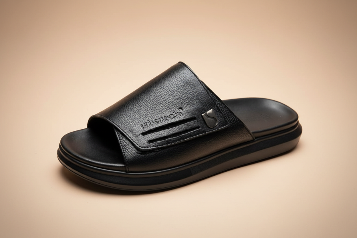 Premium Leather Slipper US-6357