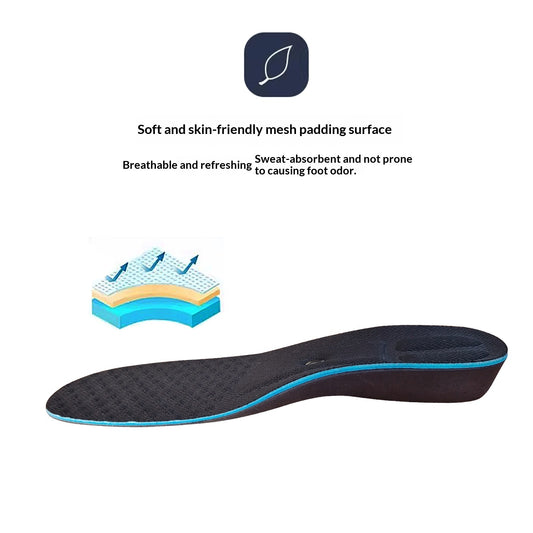 Magnetic Massage EVA Cushioned Sports Leisure Height-increasing Insoles